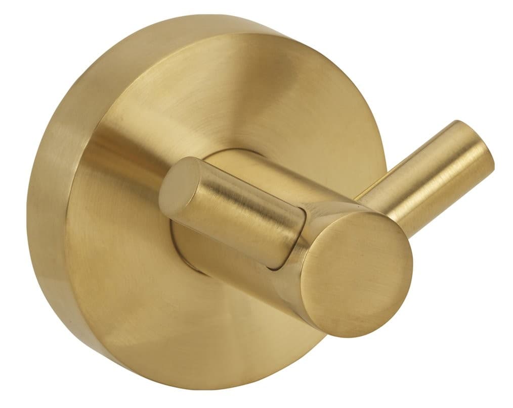 X-ROUND GOLD podwójny wieszak, matowe złoto