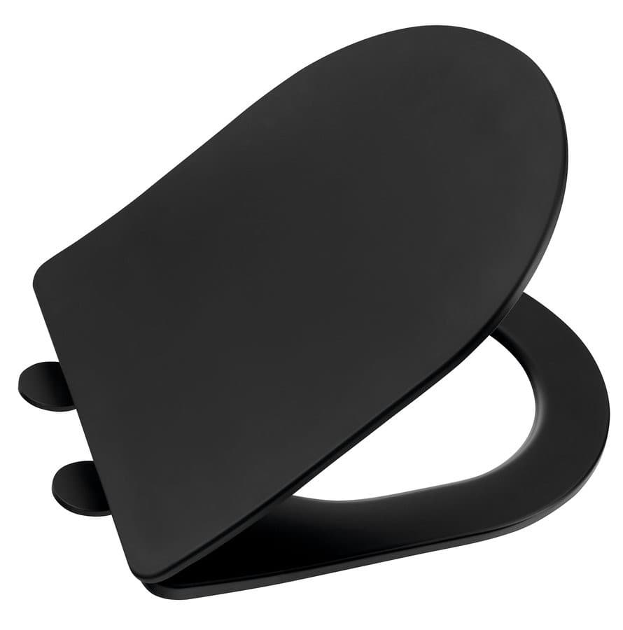 PACO deska WC SLIM Soft Close, czarny mat