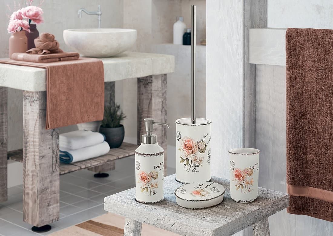 CLOTHILDE dozownik mydła ceramiczny retro