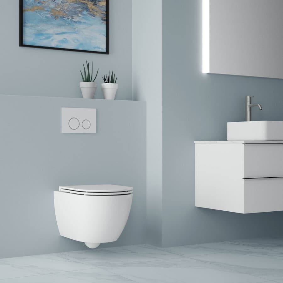 FULDA wiszące WC Vortex Rimless 36x52,5cm