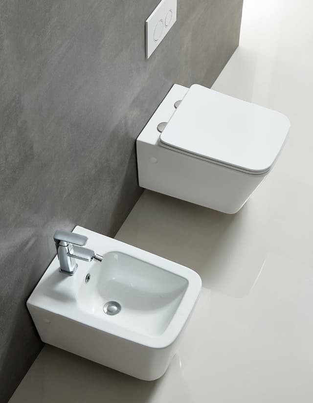 PORTO bidet wiszący 36x52 cm - biały ceramika sanitarna