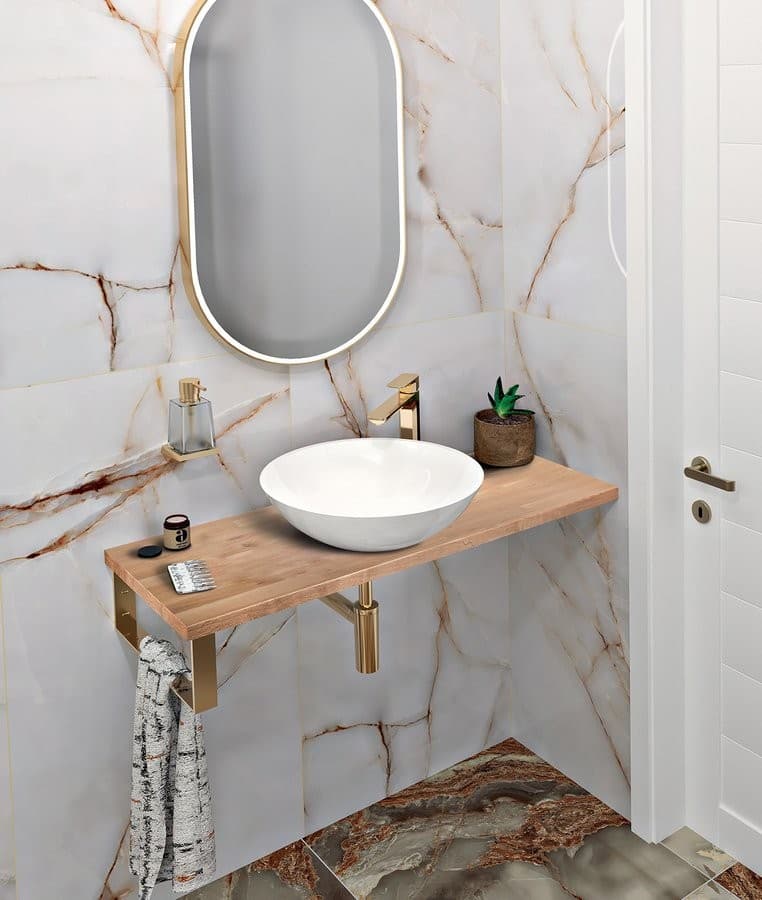 WOODY blat 2000x28x360mm, lity dąb naturalny