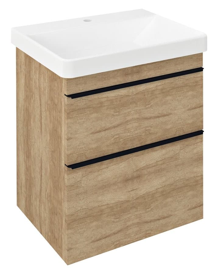 SITIA szafka umywalkowa 56,4x70x44,2cm z 2 szufladami