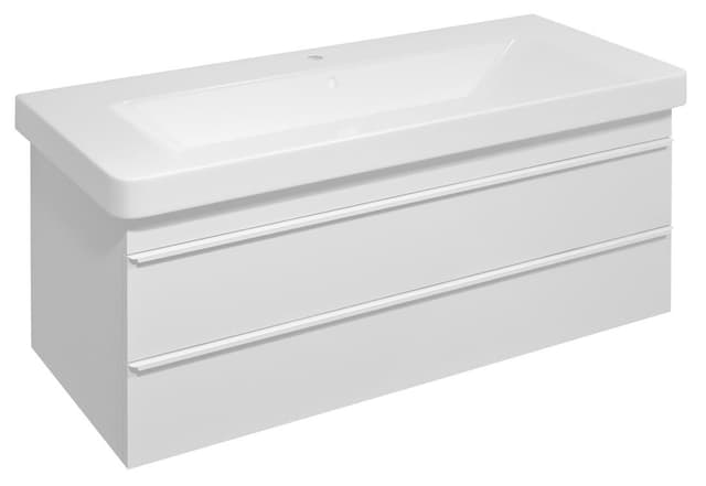 SITIA szafka umywalkowa 101,4x50x44,2 cm z 2 szufladami - biały mat