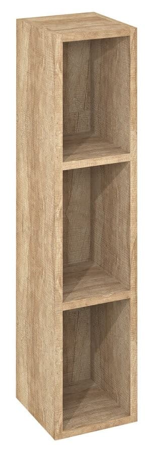 ESPACE otwarta szafka z półkami 20x94x22cm, dąb Alabama