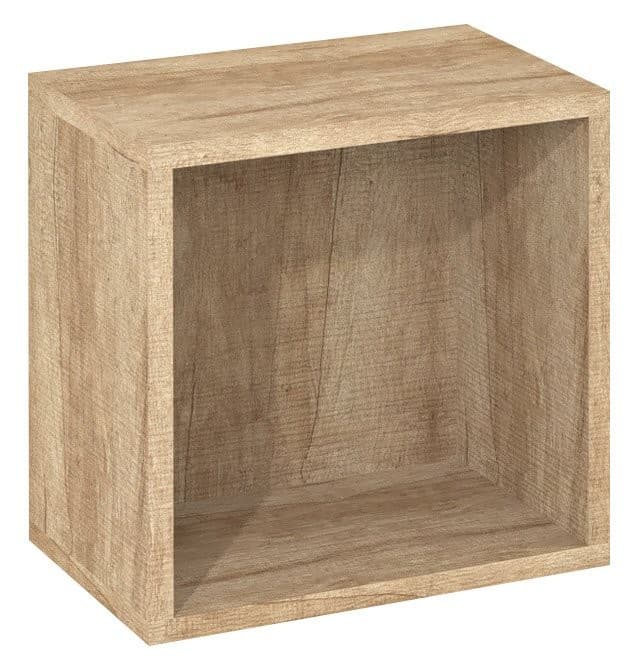 ESPACE szafka otwarta z półkami 35x35x22cm, dąb Alabama