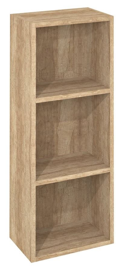 ESPACE otwarta szafka z półkami 35x94x22cm, dąb Alabama
