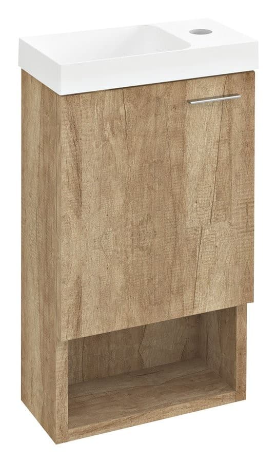 LATUS XI szafka pod umywalkę 30x53x16,5cm dąb Alabama
