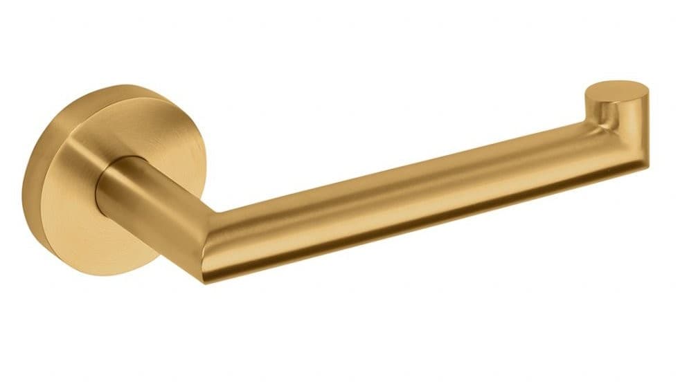 X-ROUND GOLD wieszak na papier toaletowy, matowy