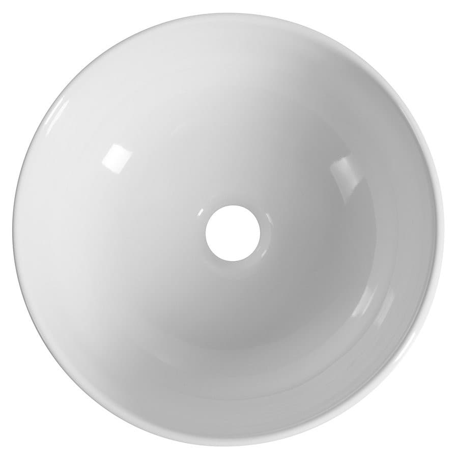 EMMI umywalka ceramiczna nablatowa Ø 33cm