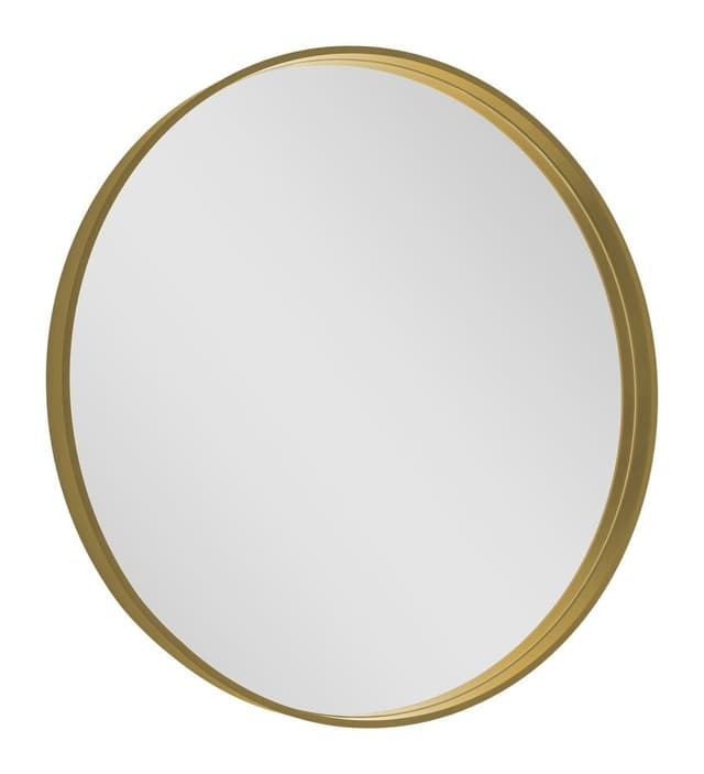 NOTION lustro w ramie Ø 70 cm złoty mat