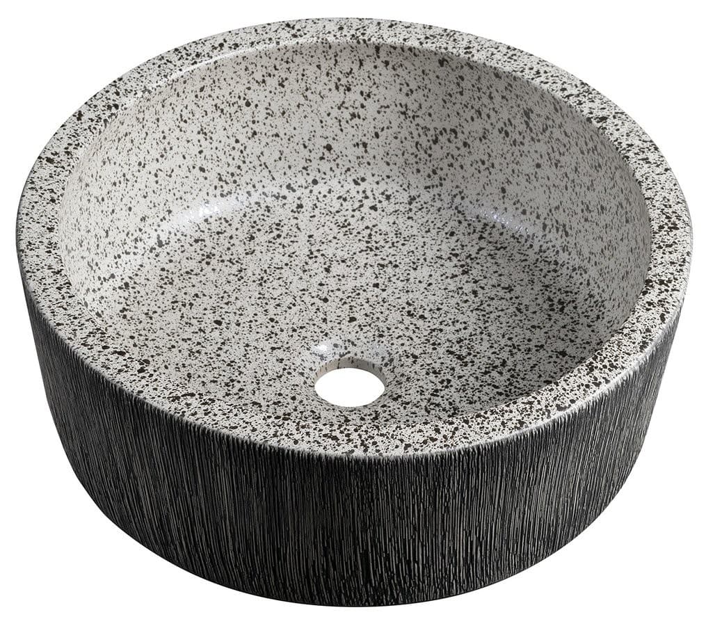 PRIORI ceramiczna umywalka nablatowa Ø 41 cm