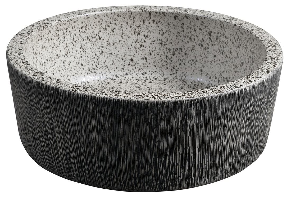 PRIORI ceramiczna umywalka nablatowa Ø 41 cm