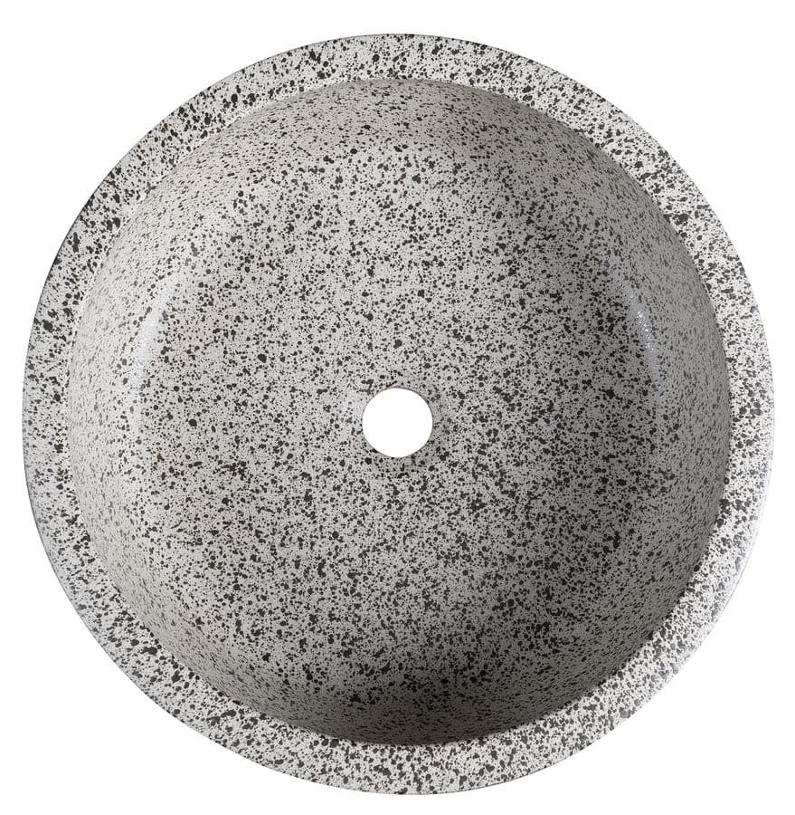 PRIORI ceramiczna umywalka nablatowa Ø 41 cm