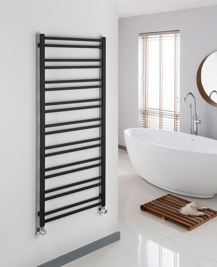 METRO DOS grzejnik łazienkowy 550x1430 mm czarny mat