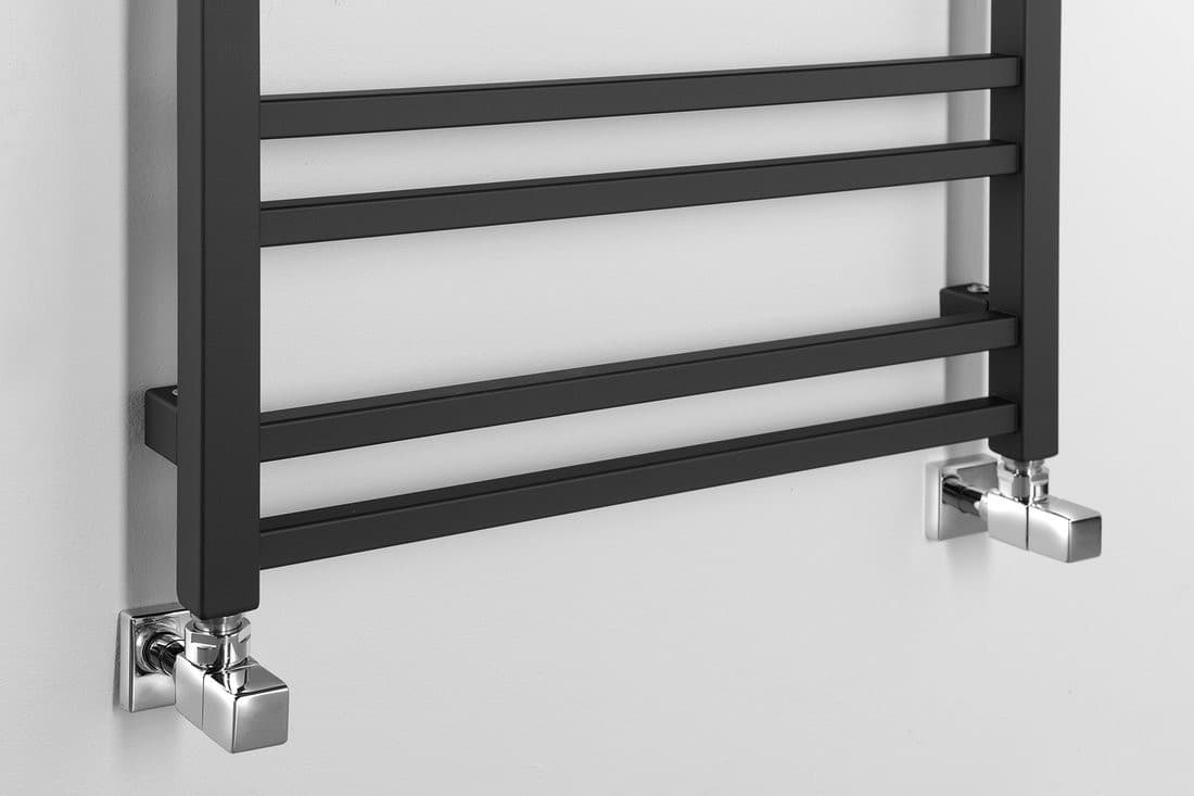 METRO DOS grzejnik łazienkowy 550x1430 mm czarny mat