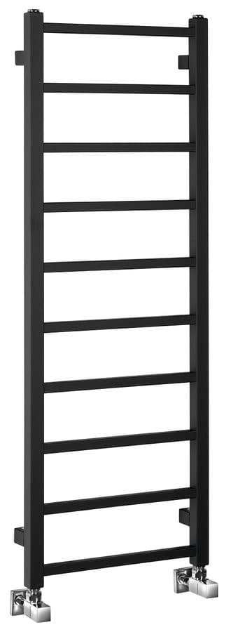 METRO LIGHT grzejnik łazienkowy 400x1140 mm matowy czarny