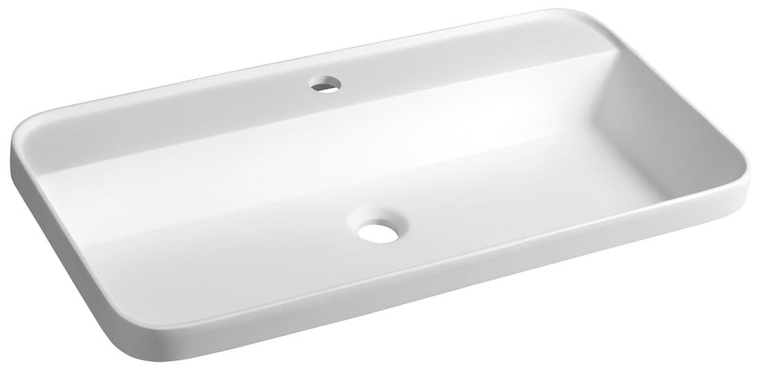 BRAHEA umywalka półwysuwana Rockstone 75x39 cm