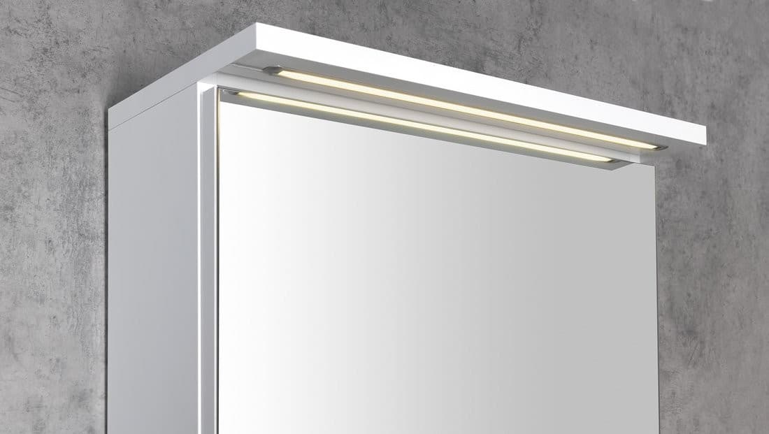 KAWA STRIP szafka z lustrem i oświetleniem LED 50x70