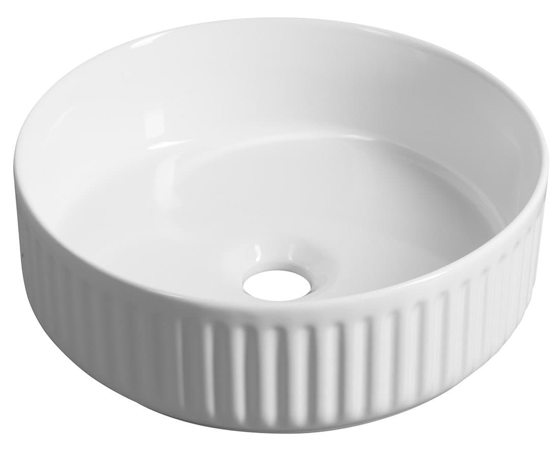 ION umywalka ceramiczna nablatowa Ø 36cm