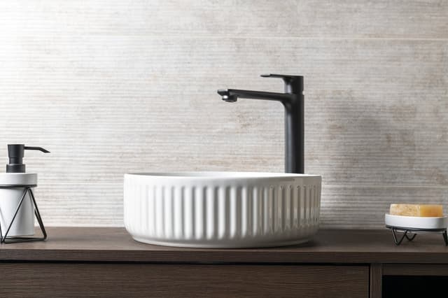 ION umywalka ceramiczna nablatowa Ø 36cm