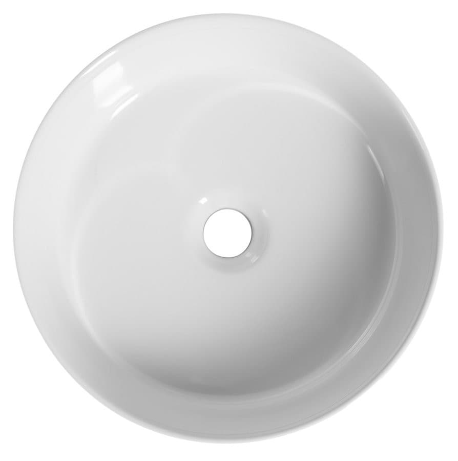 ROMBO umywalka ceramiczna nablatowa Ø 36 cm