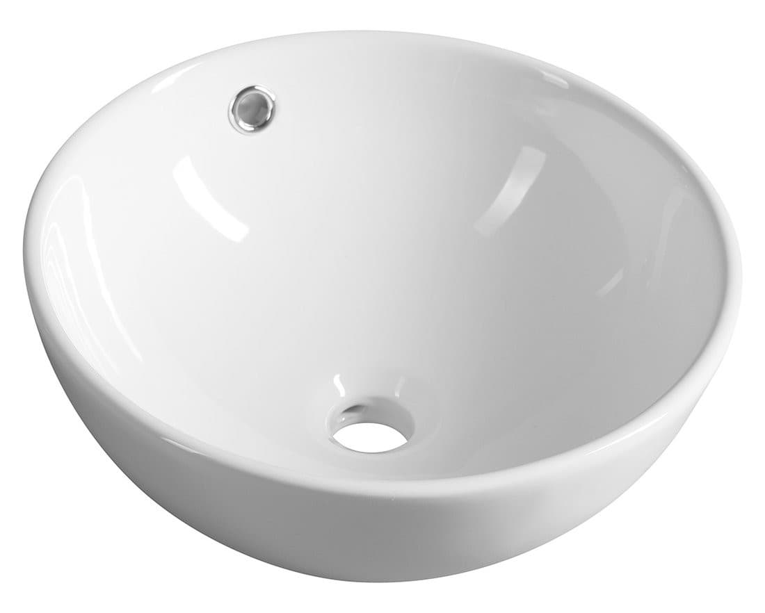 Umywalka ceramiczna nablatowa Ø 38 cm