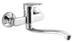 LOTTA bateria ścienna 2w1, uchwyt płaski, chrom