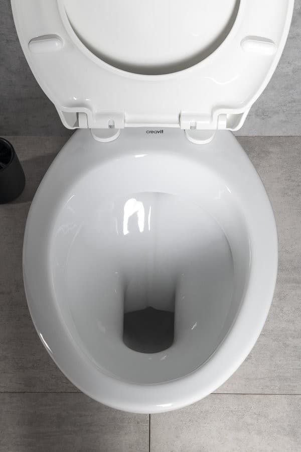 Kompakt WC biały, przycisk 4,5/6l, odpływ pionowy