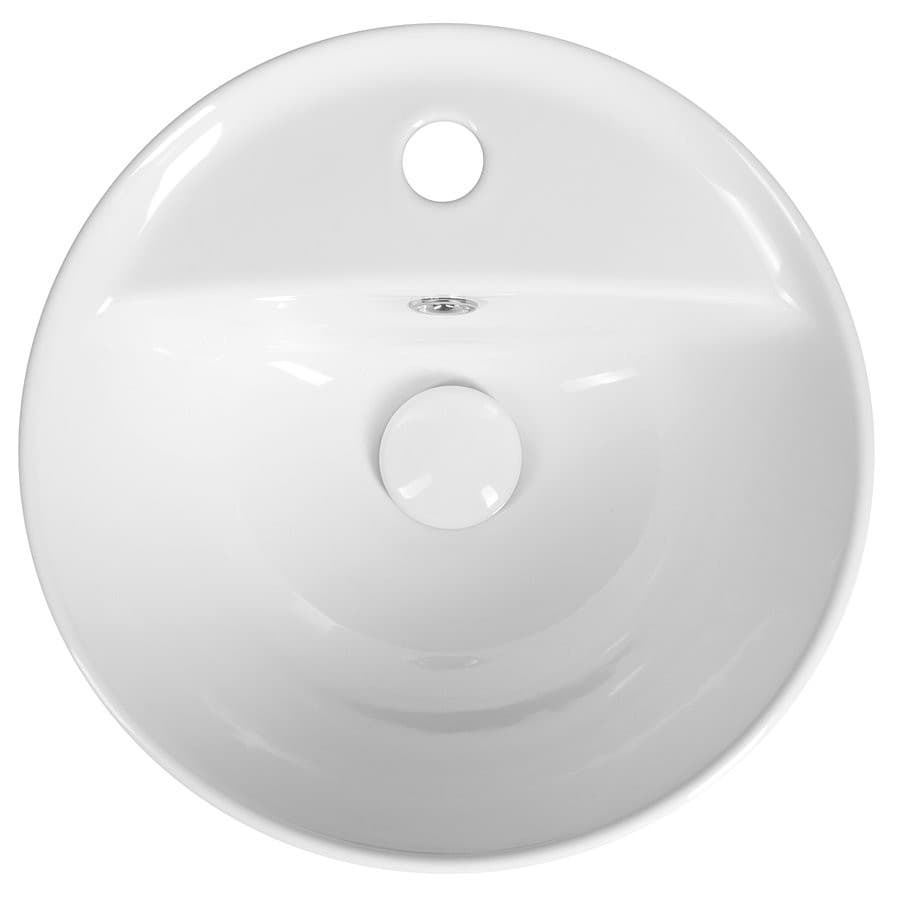 YUVA umywalka ceramiczna wpuszczana Ø 38cm