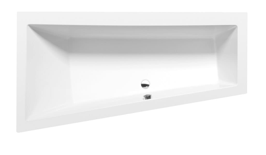 ANDRA L wanna asymetryczna akryl 170x90x45cm, matowa