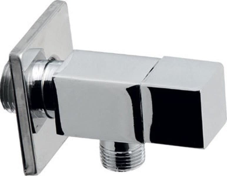 Zawór kątowy 1/2"x3/8", bez nakrętki, chromowany