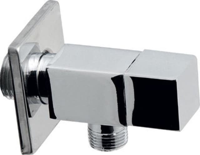 Zawór kątowy 1/2"x3/8", bez nakrętki, chromowany