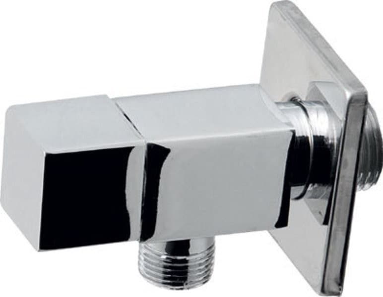 Zawór kątowy 1/2"x3/8", bez nakrętki, chromowany