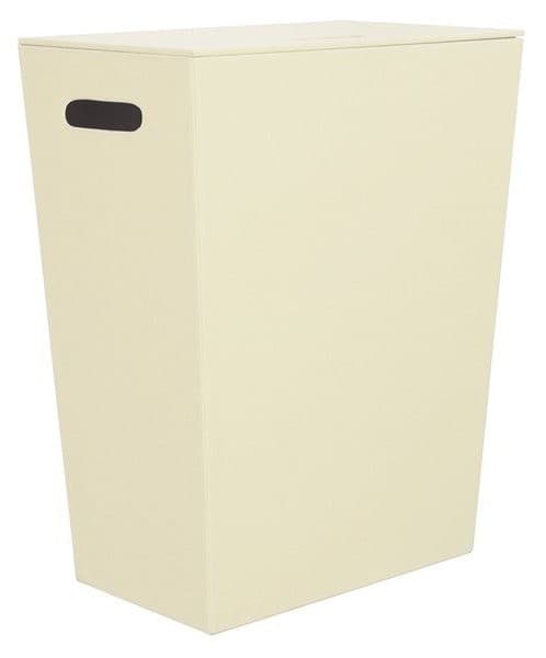 ECO PELLE kosz na pranie kremowy, 43x48x26 cm