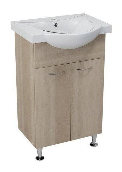 KERAMIA FRESH szafka umywalkowa 51,1x74x34cm dąb platin