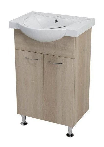 KERAMIA FRESH szafka umywalkowa 51,1x74x34cm dąb platin