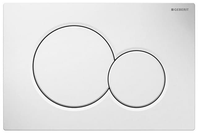 GEBERIT SIGMA01 przycisk spłukujący Dual Flush biały