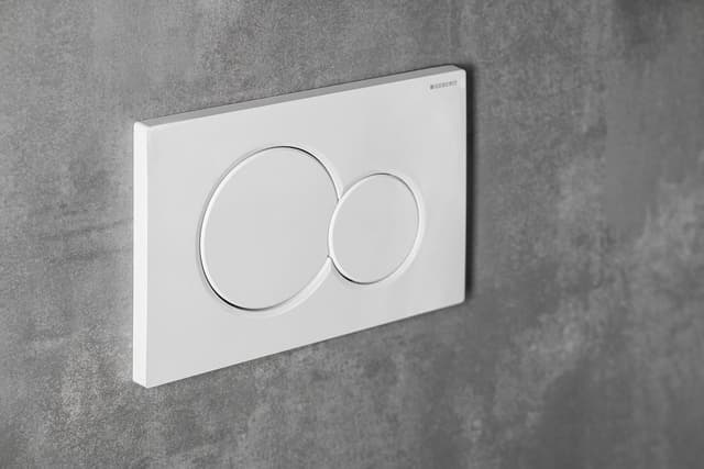 GEBERIT SIGMA01 przycisk spłukujący Dual Flush biały