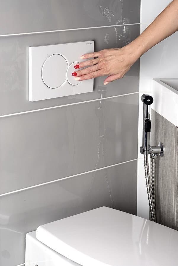 GEBERIT SIGMA01 przycisk spłukujący Dual Flush biały
