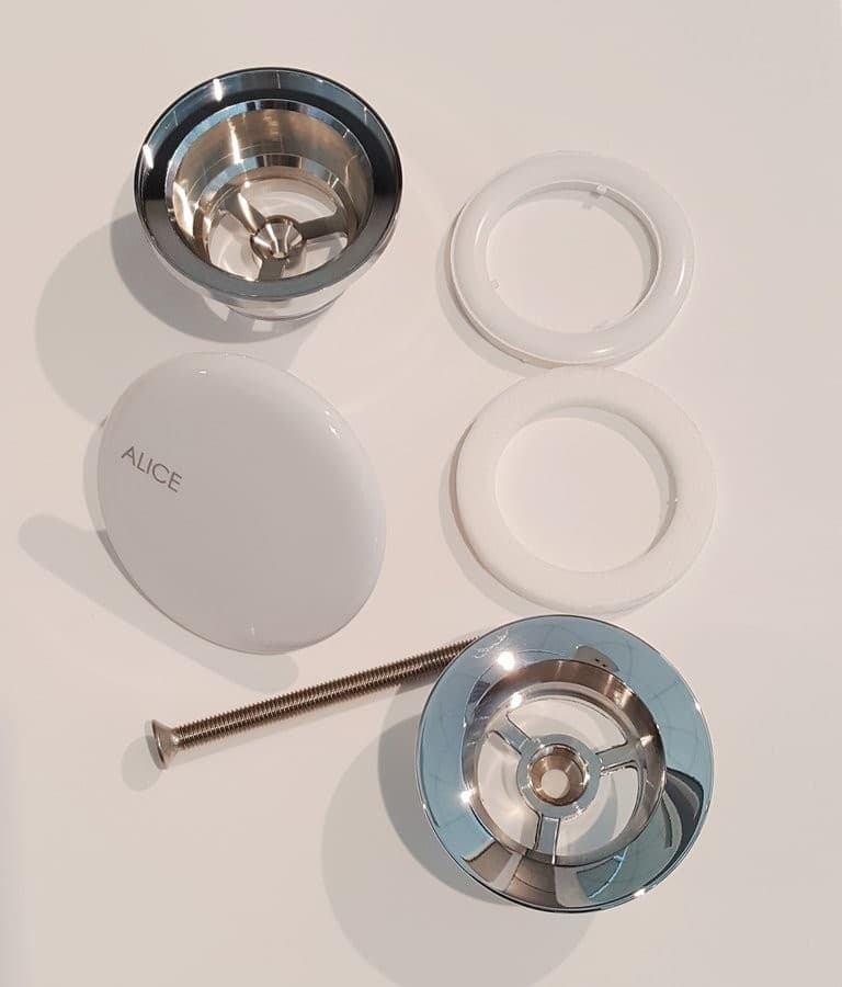 Korek umywalkowy niezamykany 5/4 grzybek ceramiczny