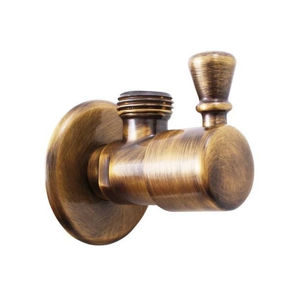 Zawór kątowy 1/2" x 1/2", brązowy
