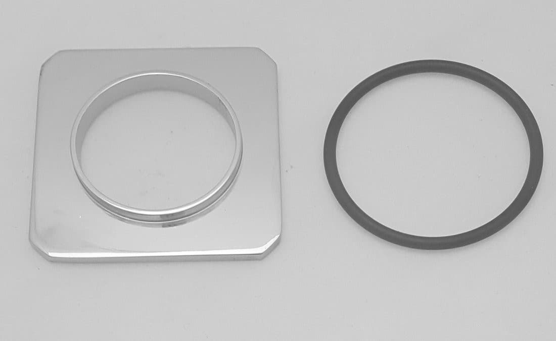 Podkładka do baterii PY02, PY03, PY07, chromowana