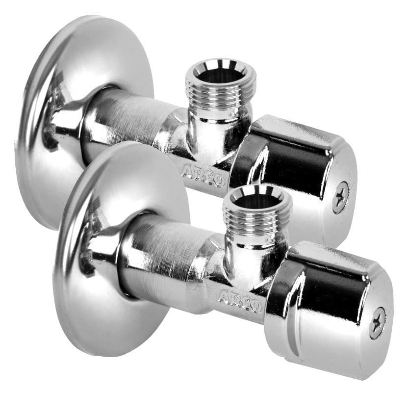 ARCO zawór kątowy A-80 1/2" x 3/8" chromowany z systemem ANTICALC