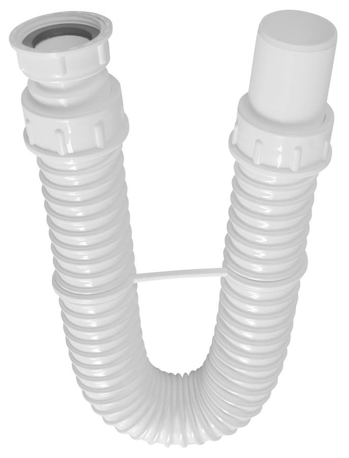 FLEXY syfon umywalkowy elastyczny 5/4 (40mm, biały)