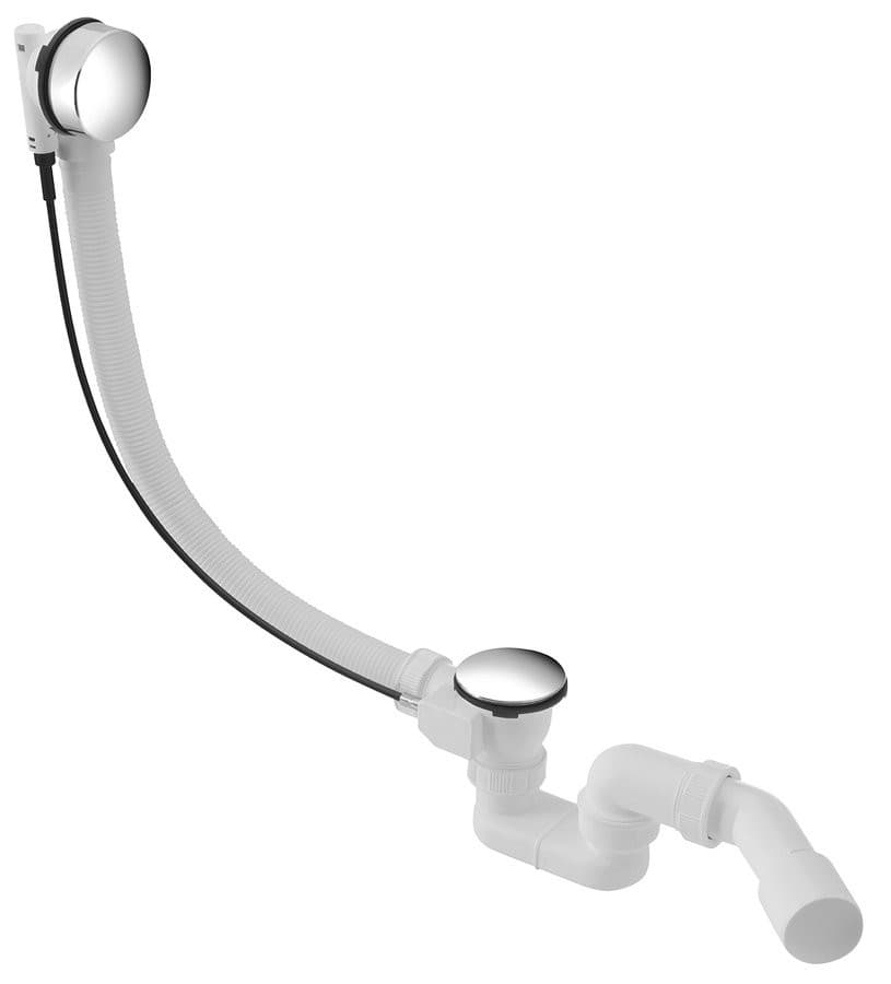 Zestaw odpływowy z syfonem L-610mm DN 40/50 ABS/chrom