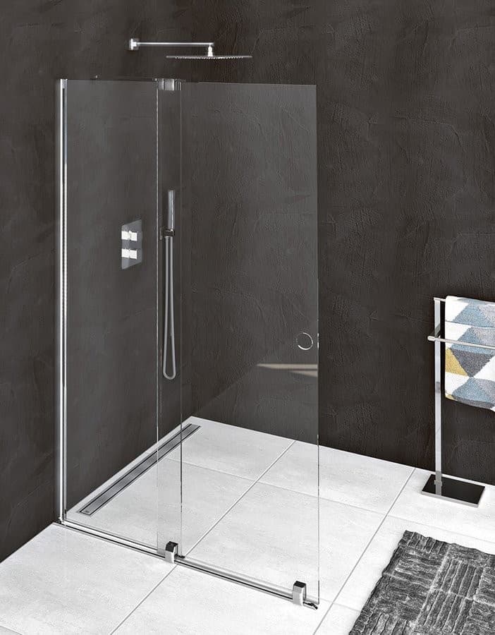 MODULAR SHOWER ścianka prysznicowa z wysuwanym panelem 1000 mm