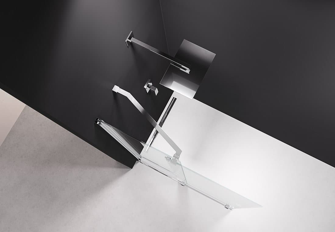 MODULAR SHOWER ścianka prysznicowa z wysuwanym panelem 1000 mm