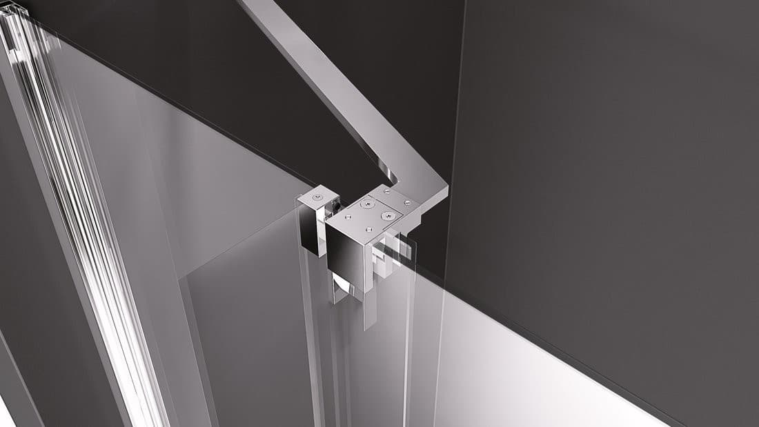 MODULAR SHOWER ścianka prysznicowa z wysuwanym panelem 1000 mm