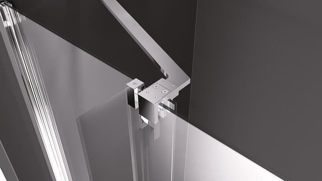 MODULAR SHOWER ścianka prysznicowa z wysuwanym panelem 1000 mm